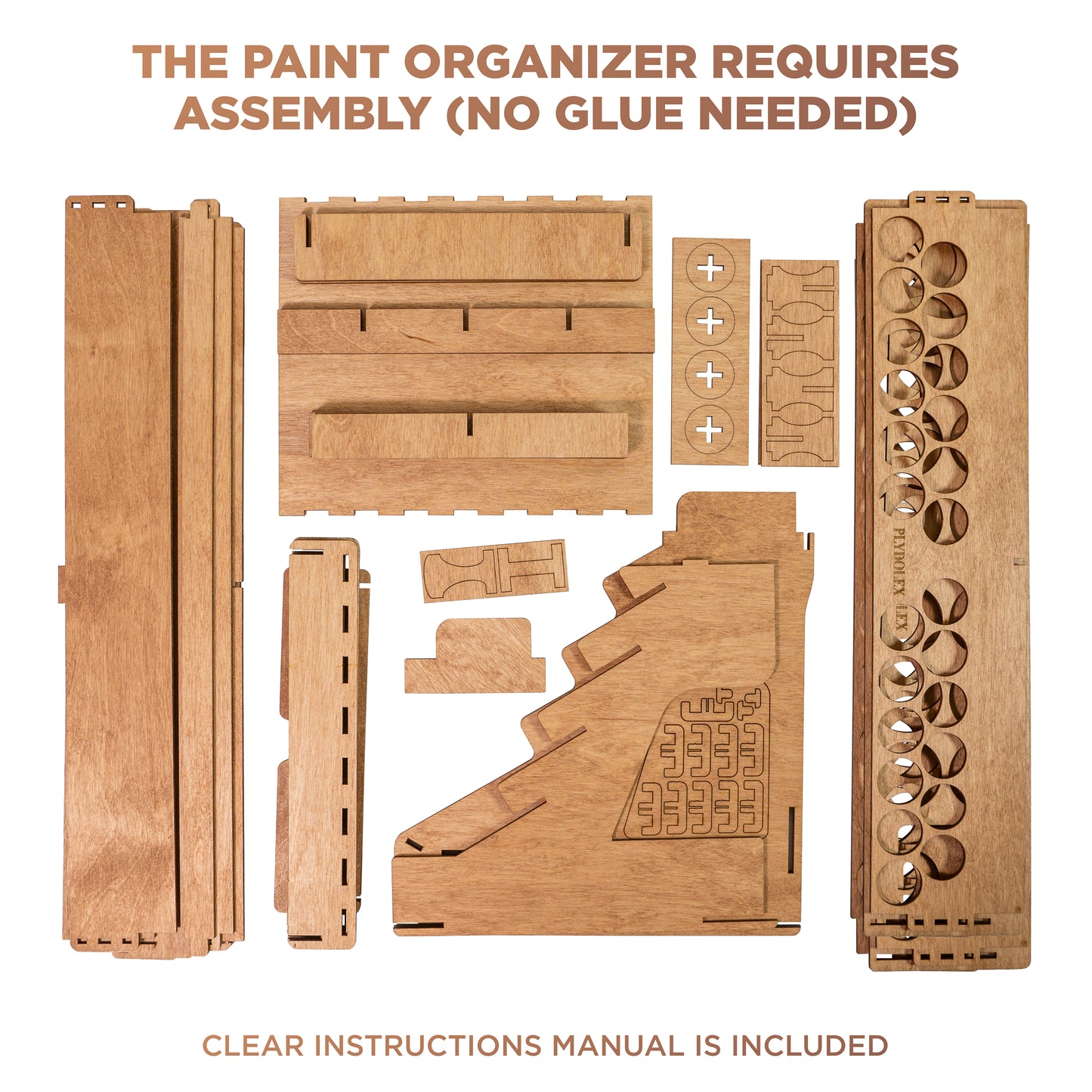 58-Bottle Warhammer Mini Paint Organizer | Plydolex