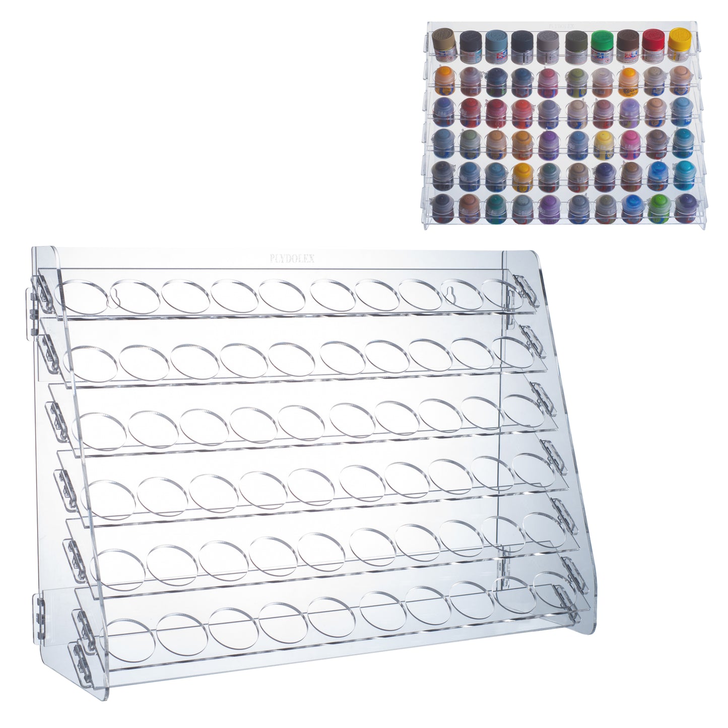 Plydolex Acrylic Paint Storage Organizer with 60 Holes For Citadel Pai –  Plywood Organizers for Miniaute Painters - Wooden HandCraft Gift and  Accessories by Plydolex