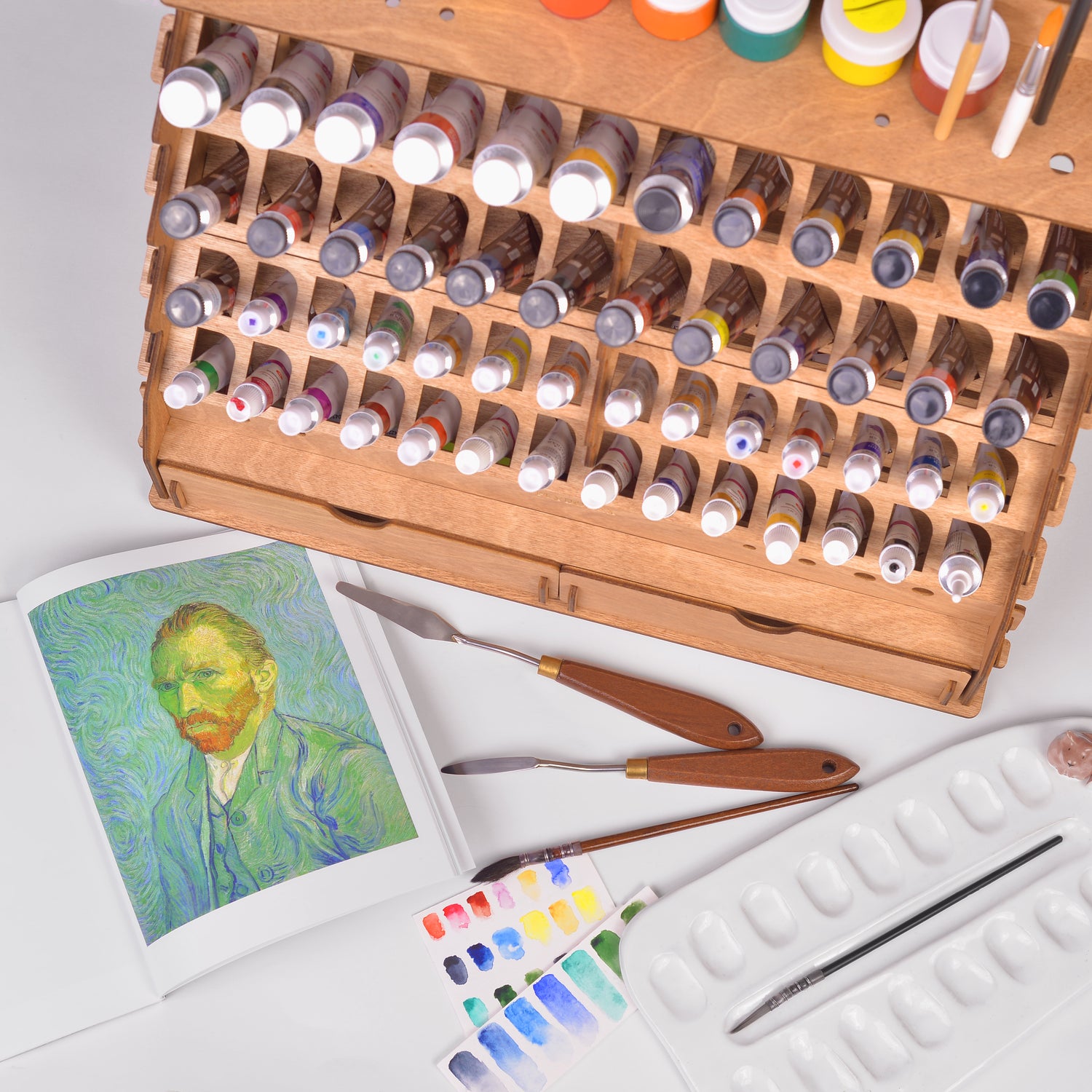 Portable Paint Case for Miniature Painting on Kickstarter by Plydolex –  Plywood Organizers for Miniaute Painters - Wooden HandCraft Gift and  Accessories by Plydolex